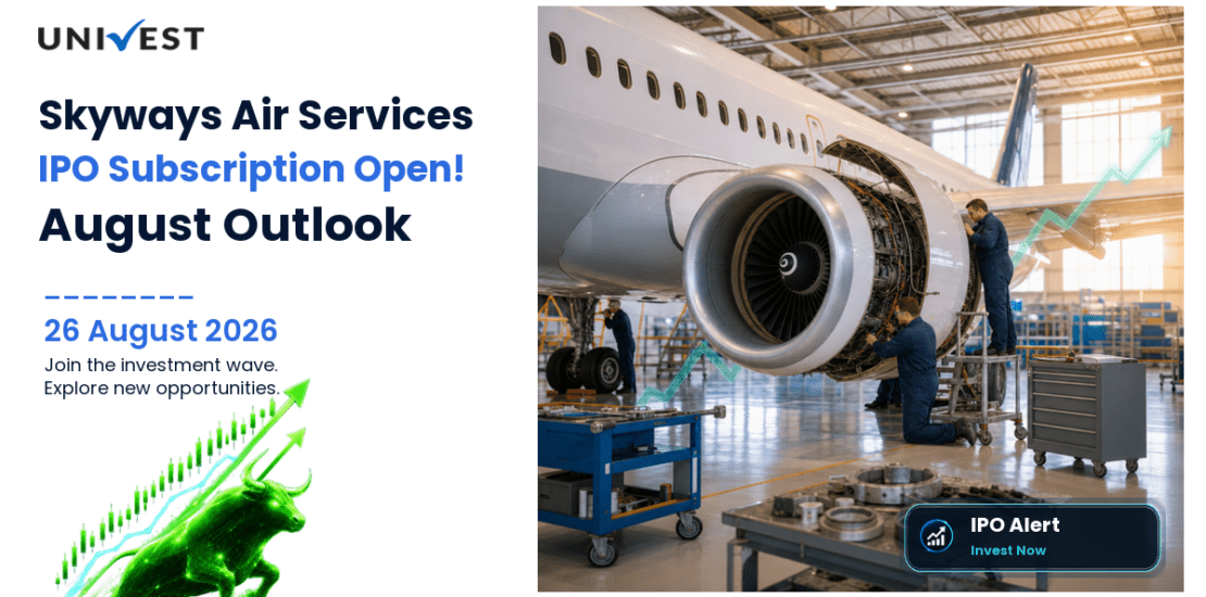 Skyways Air Services IPO 2026: Subscription Open from August 24 to August 27, 2026 on BSE