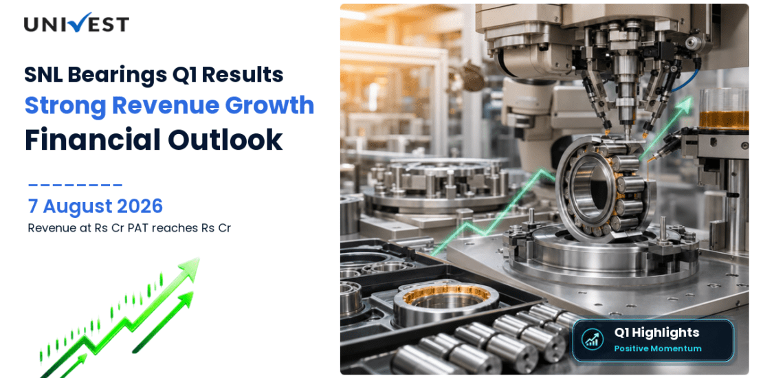 SNL Bearings Q1 FY27 Results: Revenue Rs 15 Cr, PAT Rs 3.00 Cr and Key Highlights