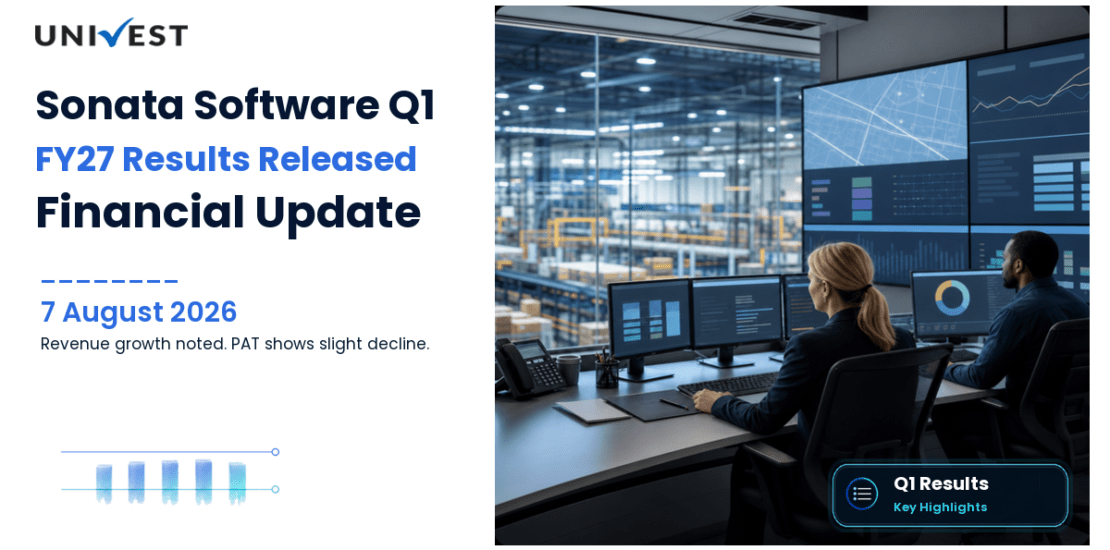 Sonata Software Q1 FY27 Results: Revenue Rs 3,279 Cr, PAT Rs 108 Cr and Key Highlights