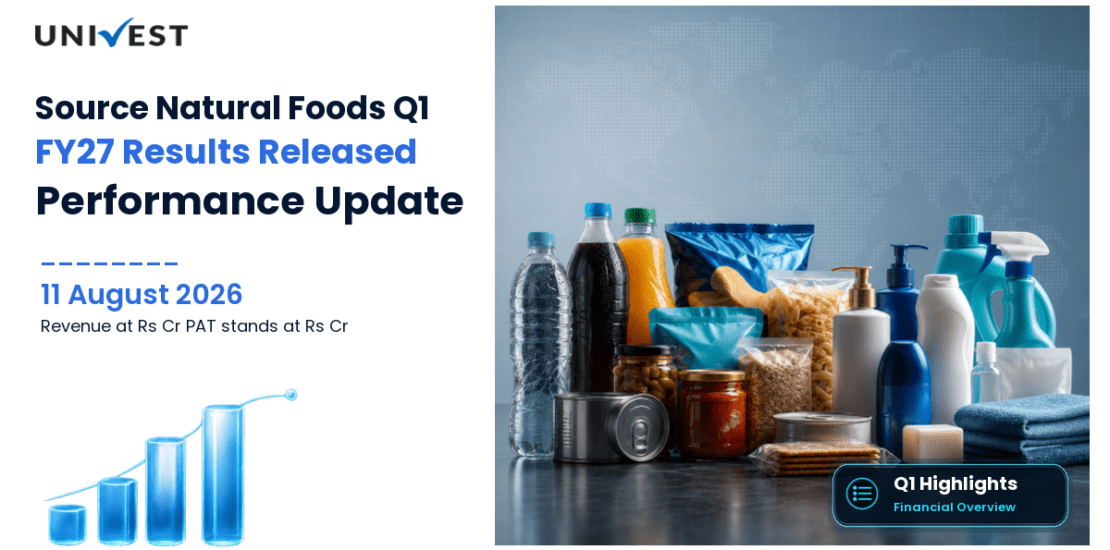 Source Natural Foods Q1 FY27 Results: Revenue Rs 21 Cr, PAT Rs 0.68 Cr and Key Highlights