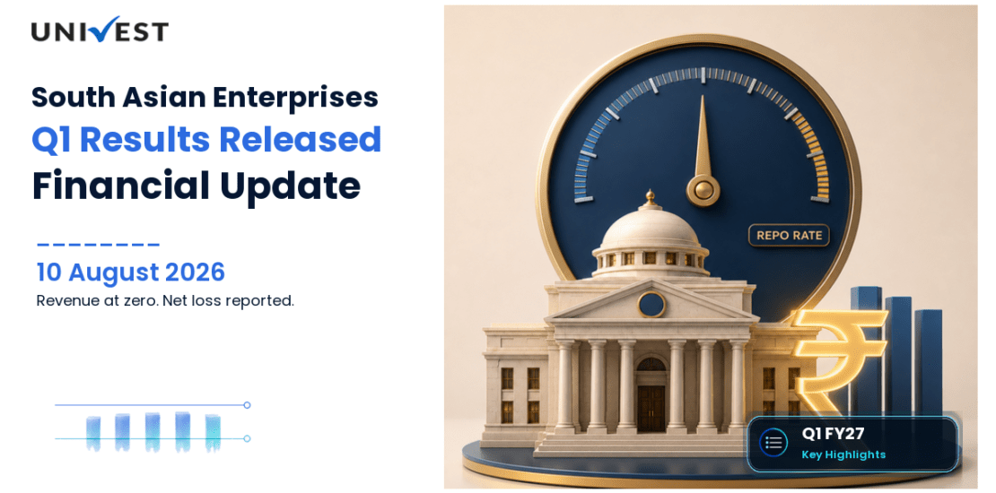 South Asian Enterprises Q1 FY27 Results: Revenue Rs 0 Cr, Net Loss Rs 0.07 Cr and Key Highlights