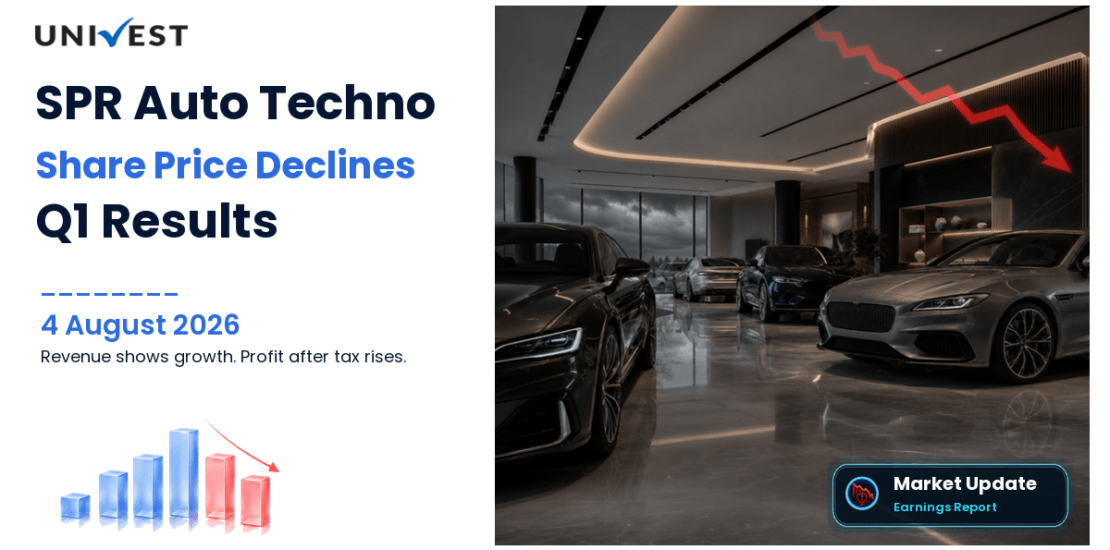 SPR Auto Techno Share Price Falls 2.69% After Q1 FY27 Results on 4 August 2026