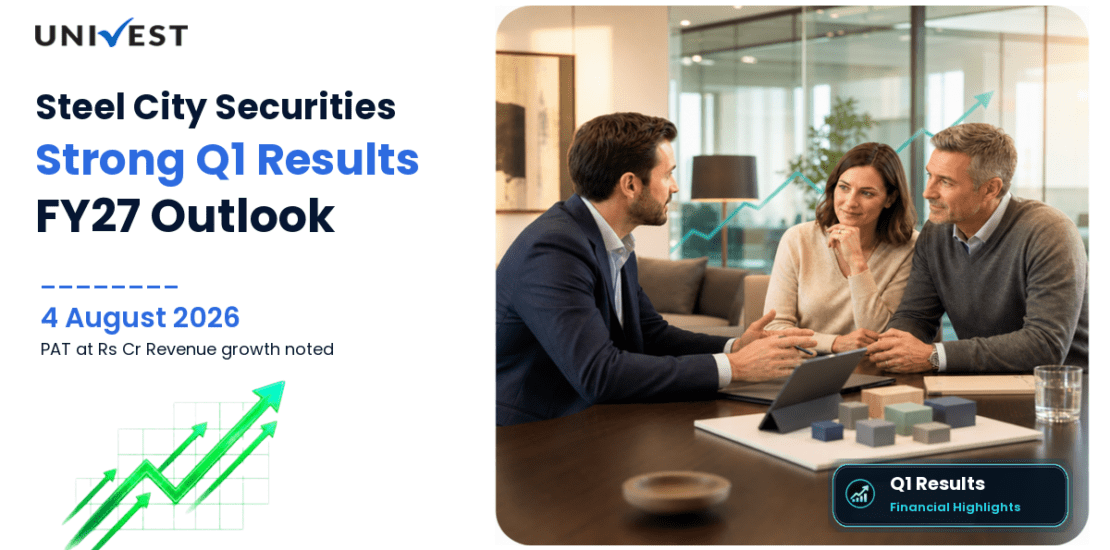Steel City Securities Q1 Results FY27: PAT at Rs 6 Cr for June 2026 Quarter