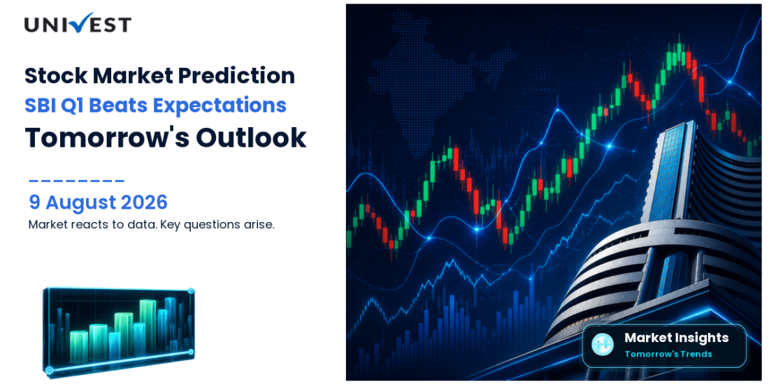 Stock Market Prediction for Tomorrow, 10 August 2026: Two Weekends of Data Resolve SBI Q1 as Bajaj Finance Crash Creates the Key Overnight Question