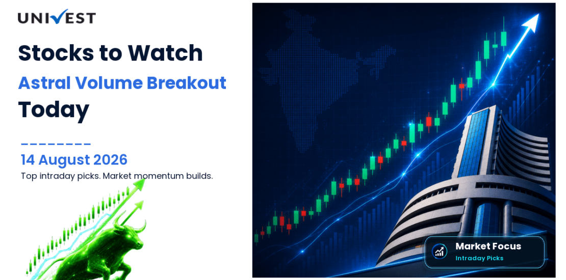 Stocks to Watch Today on 14 August 2026: Astral Volume Breakout, HAL Post-Results Momentum, and Mazagon Dock in Focus