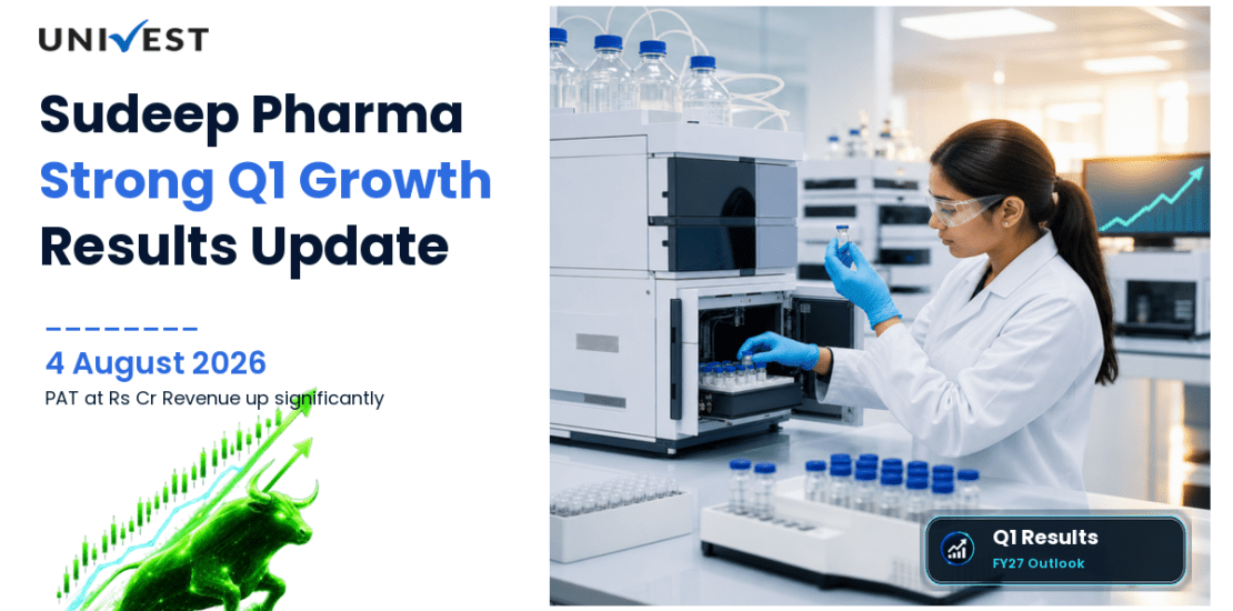 Sudeep Pharma Q1 Results FY27: PAT at Rs 40 Cr for June 2026 Quarter