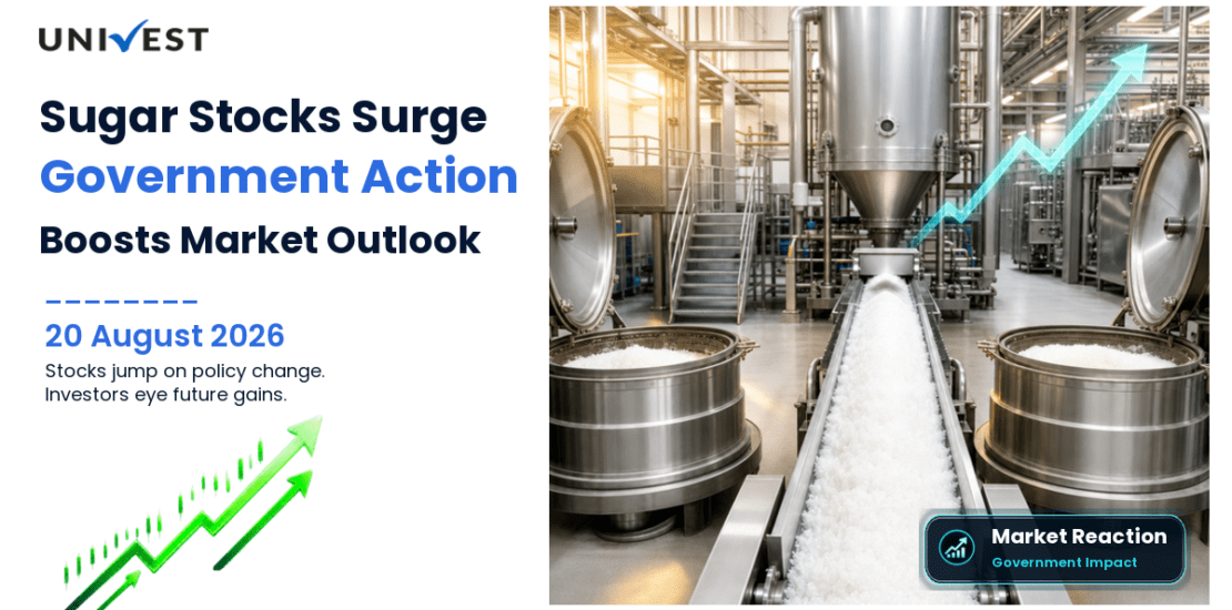 Sugar Stocks Jump Up to 7% on August 20 as Government Tightens Stockholding Limits to Control Record Prices