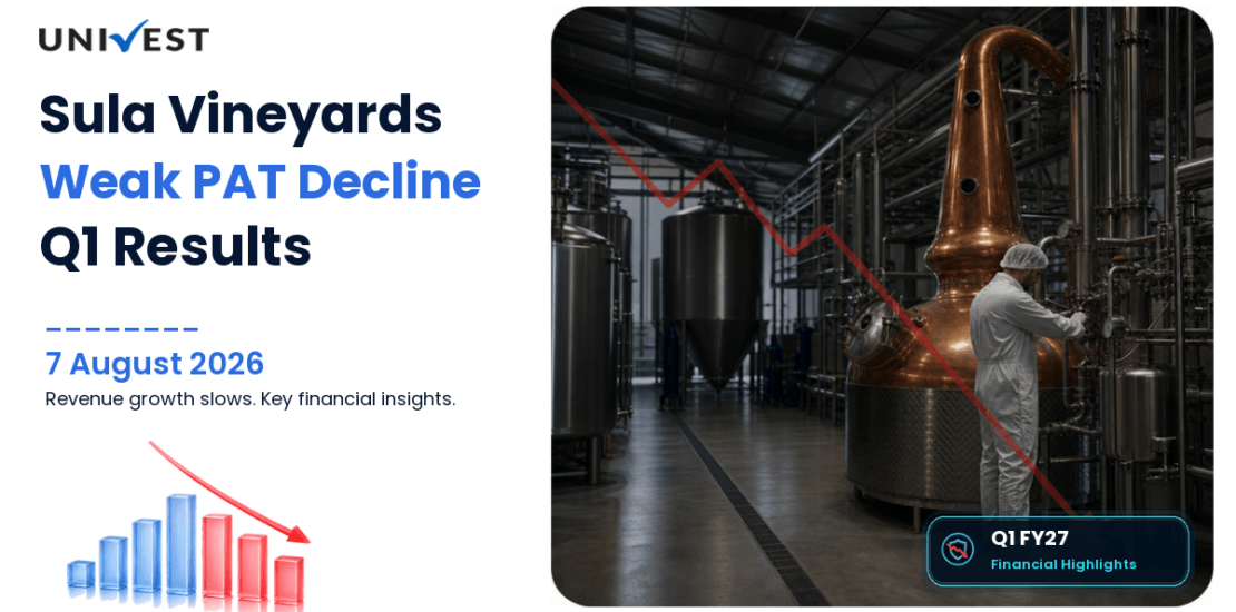 Sula Vineyards Q1 FY27 Results: Revenue Rs 112 Cr, PAT Rs 1.00 Cr and Key Highlights