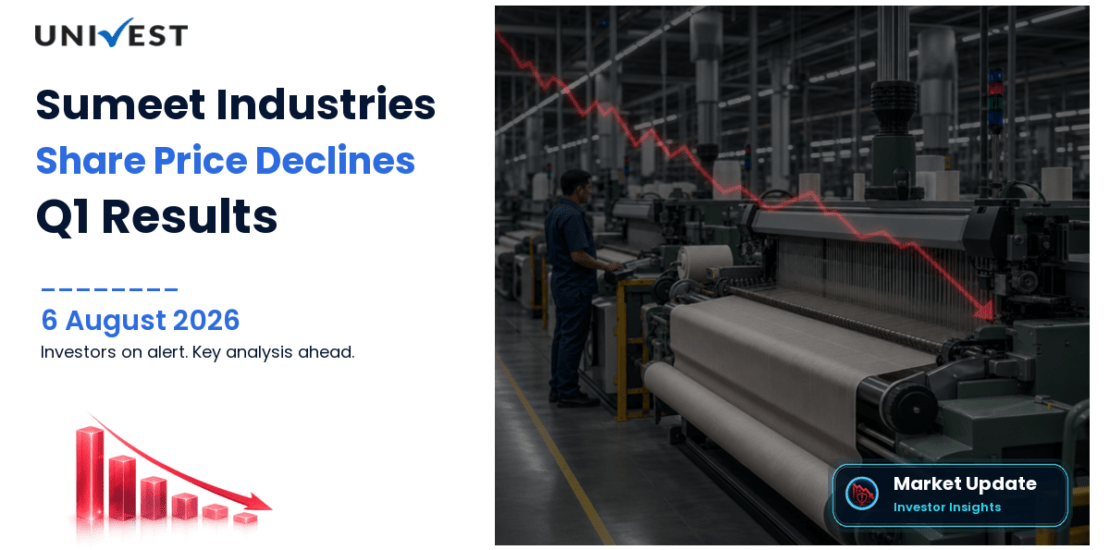 Sumeet Industries Share Price Falls 4.97% After Q1 FY27 Results