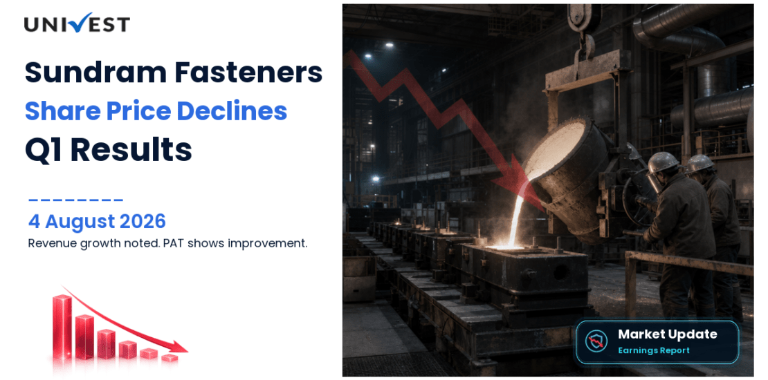 Sundram Fasteners Share Price Falls 0.04% After Q1 FY27 Results on 4 August 2026