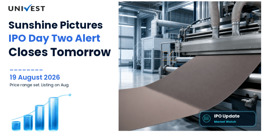 Sunshine Pictures IPO Day 2 on 19 August: Price Rs 342-360, Closes Tomorrow