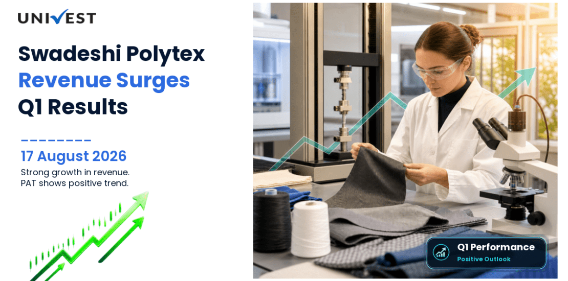 Swadeshi Polytex Q1 FY27 Results: Revenue Scales to Rs 1 Crore From Near-Zero, PAT Rs 92 Lakh