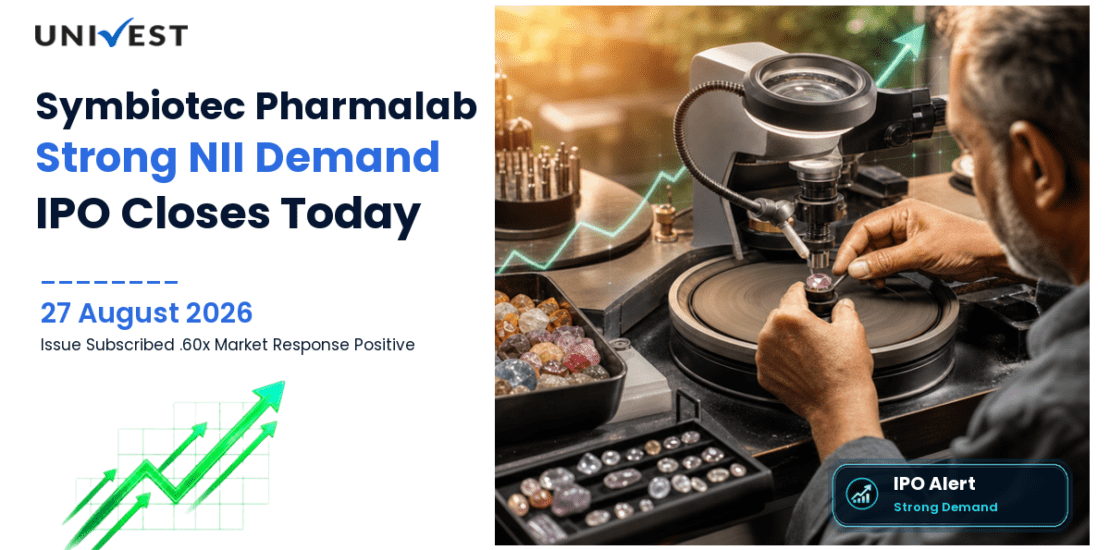 Symbiotec Pharmalab Initial Public Offering Closes Today: Issue Subscribed 5.60x as NII Demand Surges