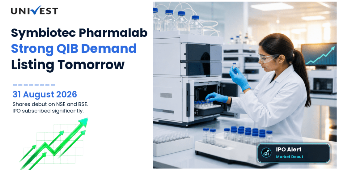 Symbiotec Pharmalab Listing Preview: Shares Debut Tomorrow After 75.08x Subscription, QIB Demand Tops 181x