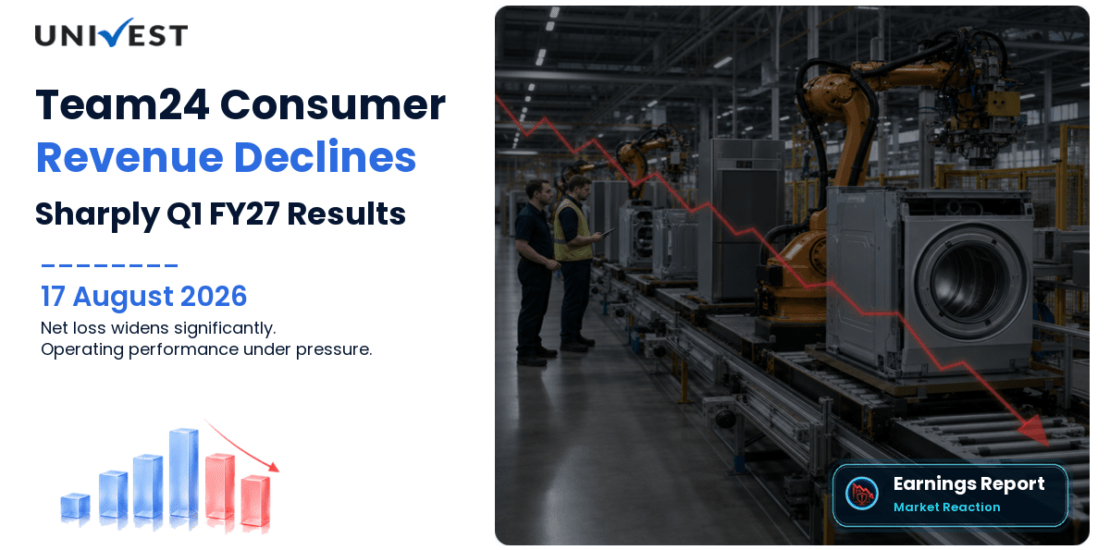 Team24 Consumer Q1 FY27 Results: Revenue Falls to Rs 0.48 Crore, Net Loss Net Loss 26 Lakh