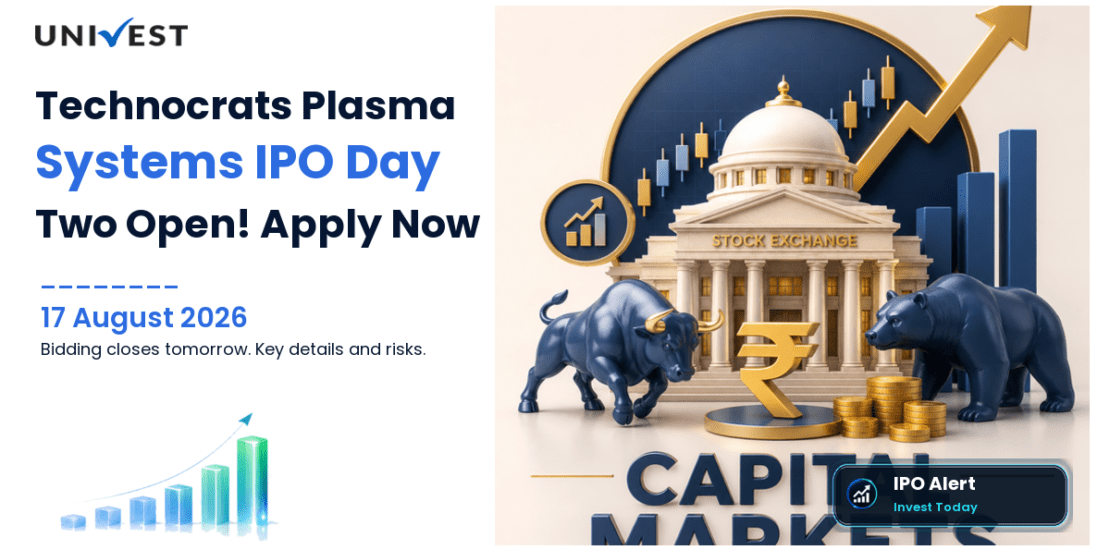 Technocrats Plasma Systems Initial Public Offering Day 2 Subscription Open 17 August 2026: Industrial Plasma Equipment Maker Closes Bidding 18 August