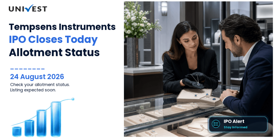 Tempsens Instruments (India) Initial Public Offering Closes Today August 24, 2026: Allotment Date and How to Check Status on BSE, NSE, Registrar