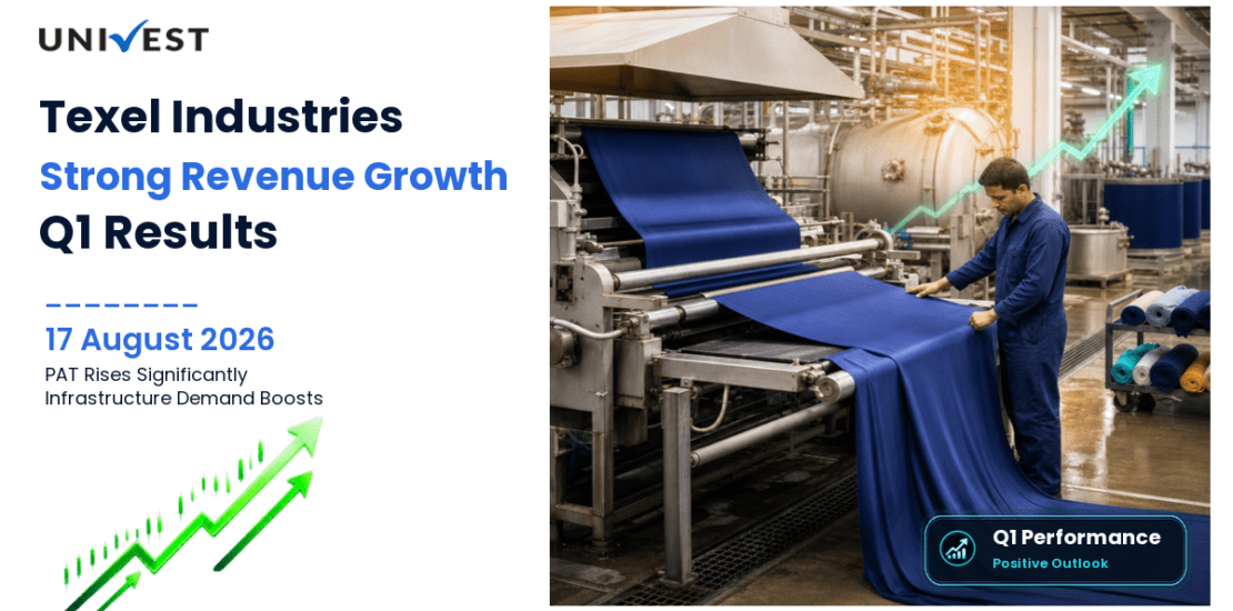 Texel Industries Q1 FY27 Results: Revenue Grows 11% to Rs 28 Crore, PAT Rises 37% to Rs 1 Crore