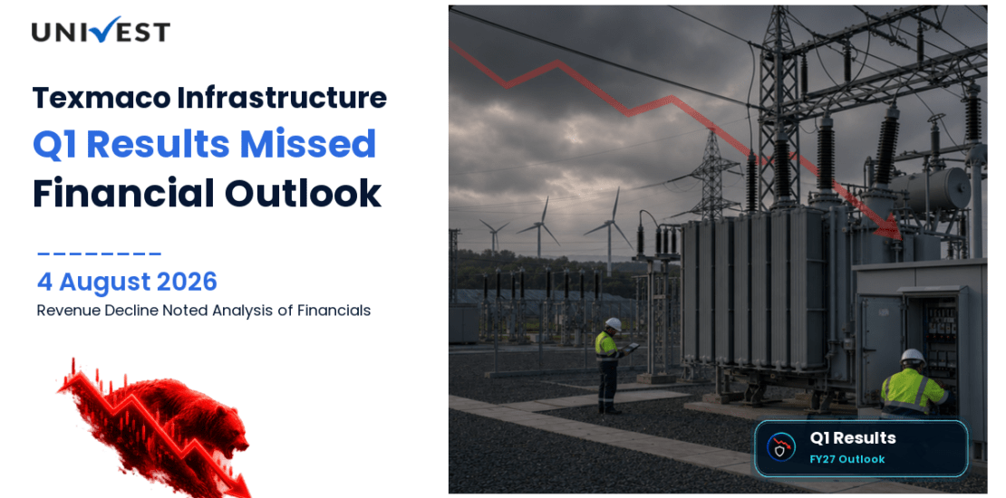 Texmaco Infrastructure Q1 Results FY27: PAT at Rs 1 Cr for June 2026 Quarter