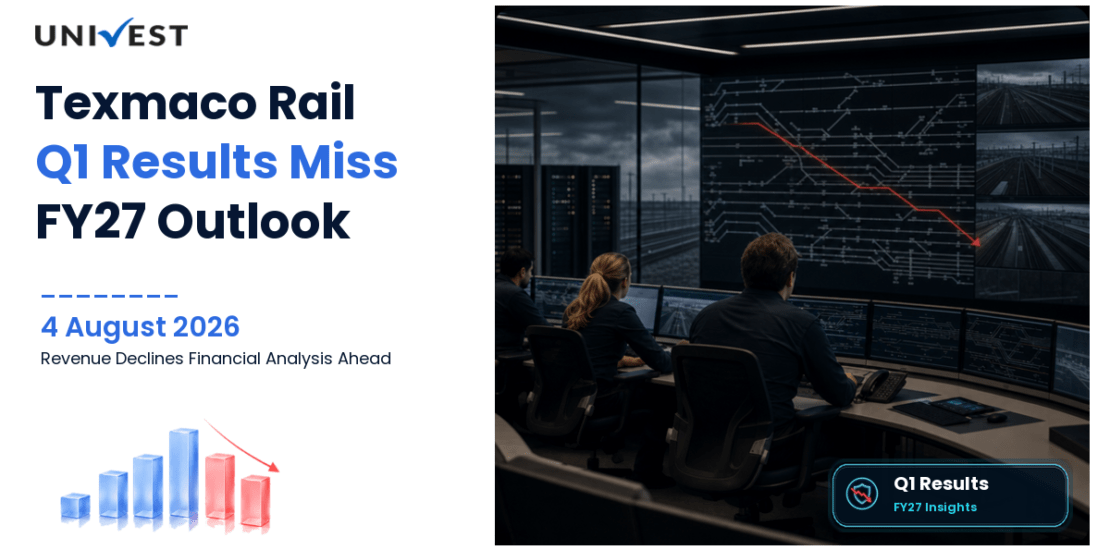 Texmaco Rail Q1 Results FY27: PAT at Rs 45 Cr for June 2026 Quarter