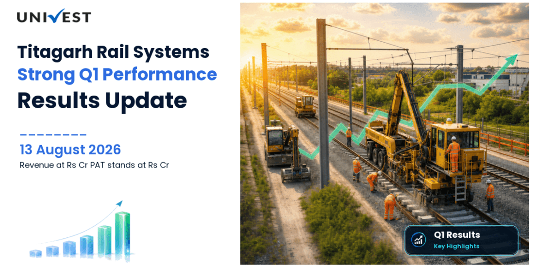 Titagarh Rail Systems Q1 FY27 Results: Revenue Rs 765 Cr, PAT Rs 53 Cr and Key Highlights
