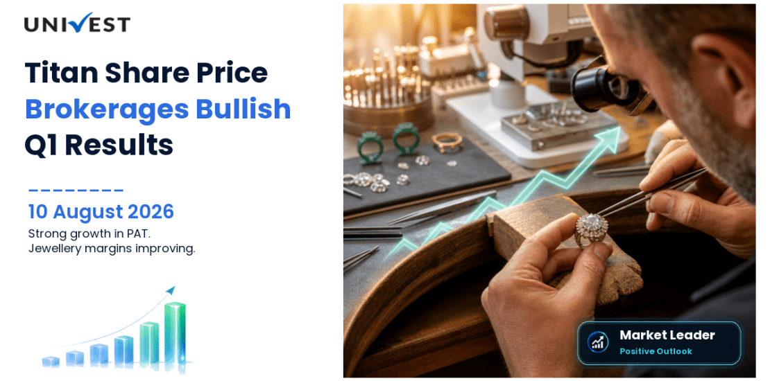 Titan Share Price Up 1% Post Q1: Brokerages Bullish on Jewellery