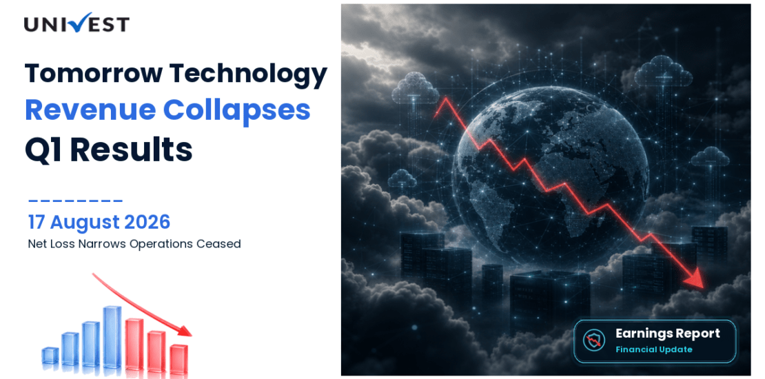 Tomorrow Technology Q1 FY27 Results: Revenue Near-Zero at Rs 1 Lakh, Net Loss Narrows to Rs 6 Lakh