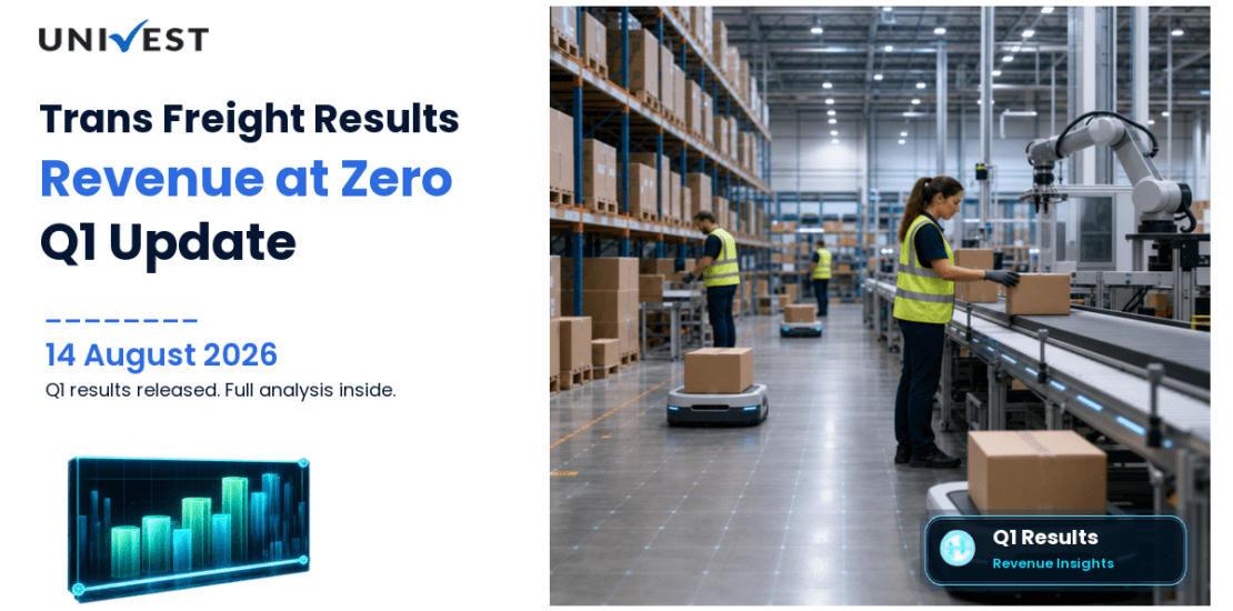 Trans Freight Q1 Results FY27: Revenue Rs 0 crore, Net Profit Rs 0.37 Crore
