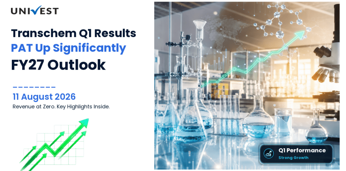 Transchem Q1 FY27 Results: Revenue Rs 0 Cr, PAT Rs 3.00 Cr and Key Highlights