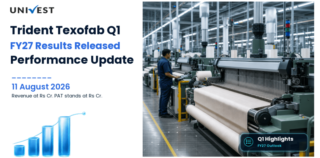 Trident Texofab Q1 FY27 Results: Revenue Rs 26 Cr, PAT Rs 0.52 Cr and Key Highlights