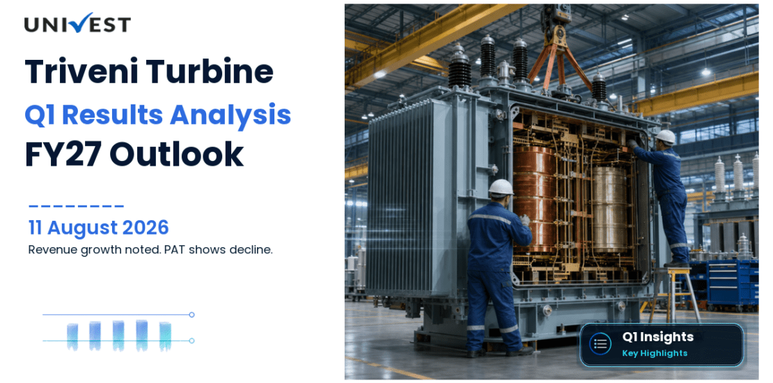 Triveni Turbine Q1 FY27 Results: Revenue Rs 442 Cr, PAT Rs 51 Cr and Key Highlights