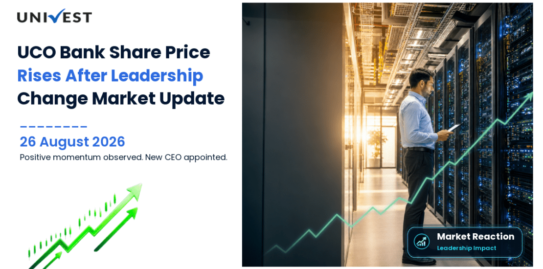 UCO Bank Share Price Rises 0.69% After Ministry of Finance Appoints Rajendra Kumar Saboo as Additional MD and CEO on August 26, 2026