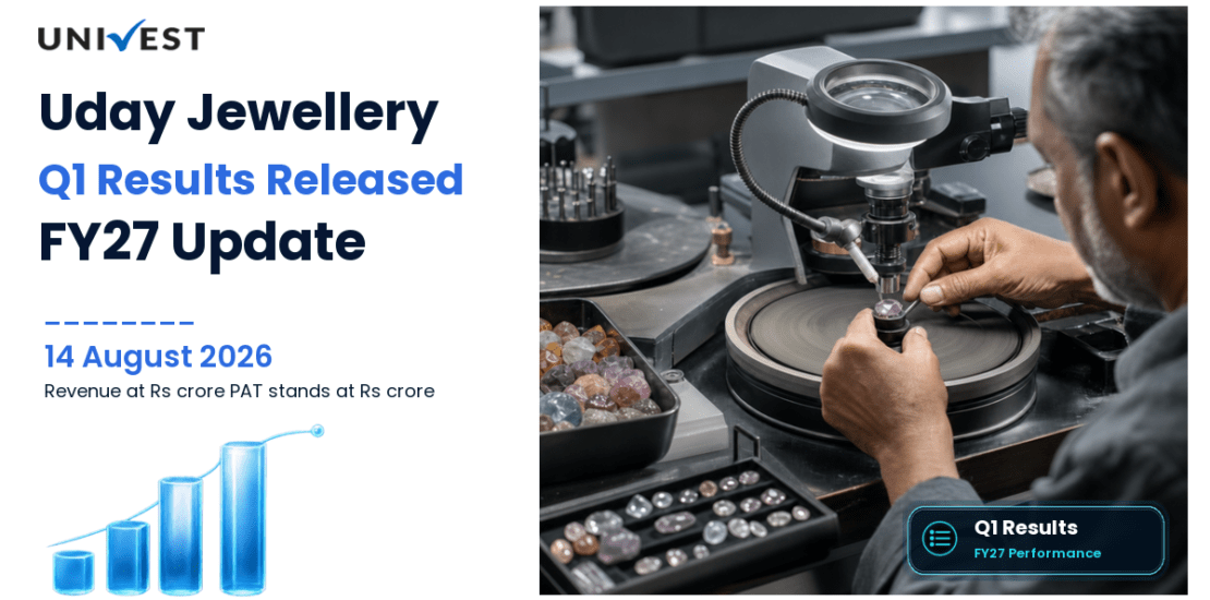 Uday Jewellery Q1 Results FY27: Revenue Rs 143 crore, PAT Rs 10 Crore