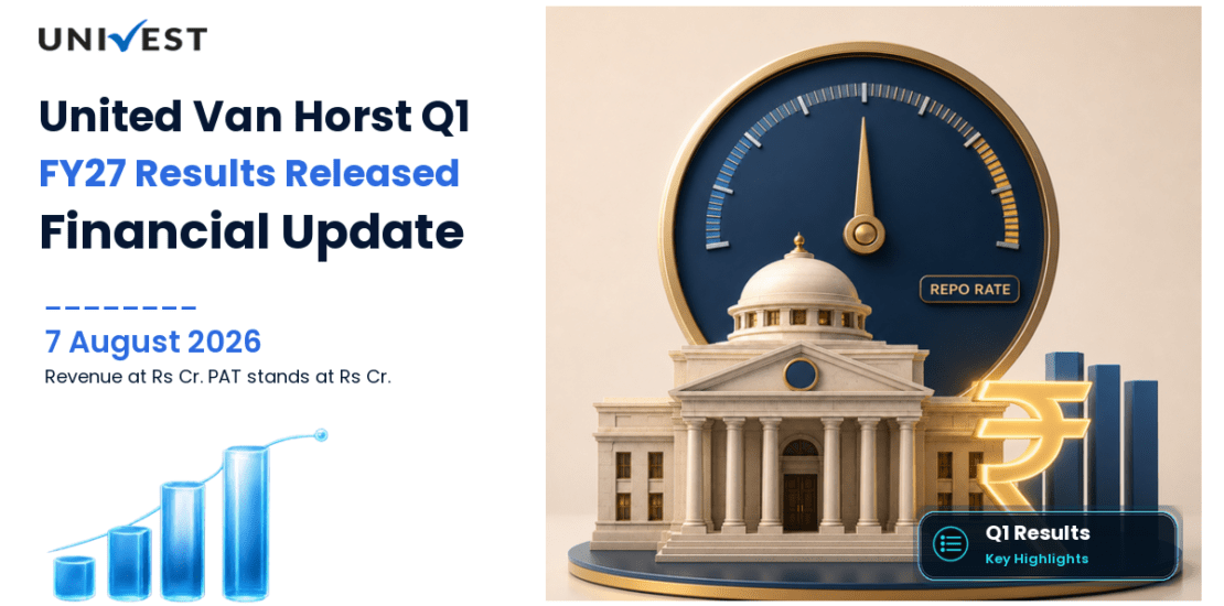 United Van Horst Q1 FY27 Results: Revenue Rs 9 Cr, PAT Rs 1.00 Cr and Key Highlights