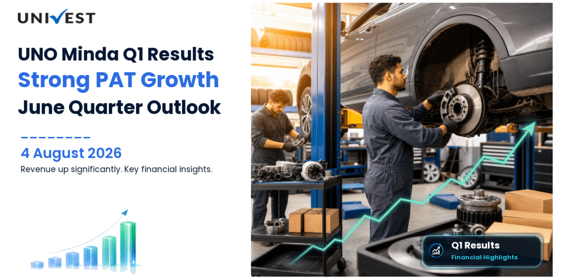 UNO Minda Q1 Results FY27: PAT at Rs 267 Cr for June 2026 Quarter