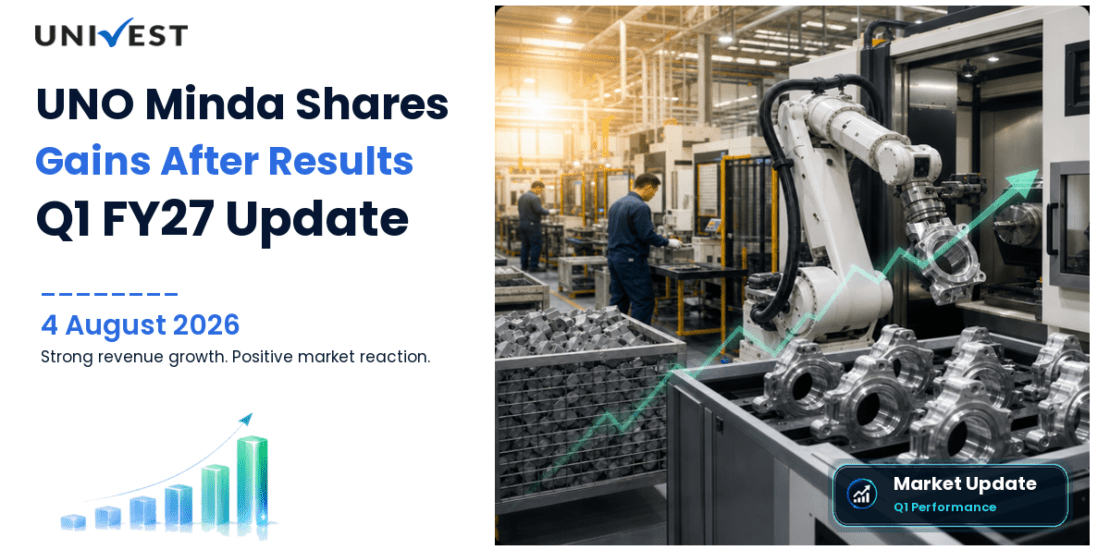 UNO Minda Share Price Gains 1.40% After Q1 FY27 Results on 4 August 2026
