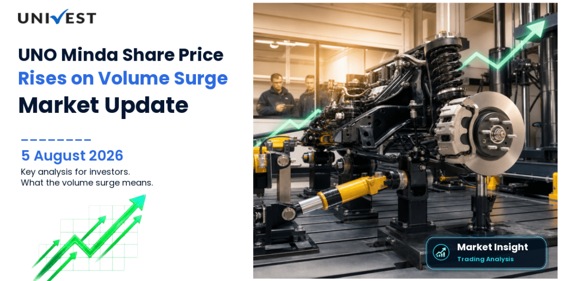 UNO Minda Share Price Rises 1.11% to Rs 1,240.60 on Unusual Trading Volumes on 5 August 2026