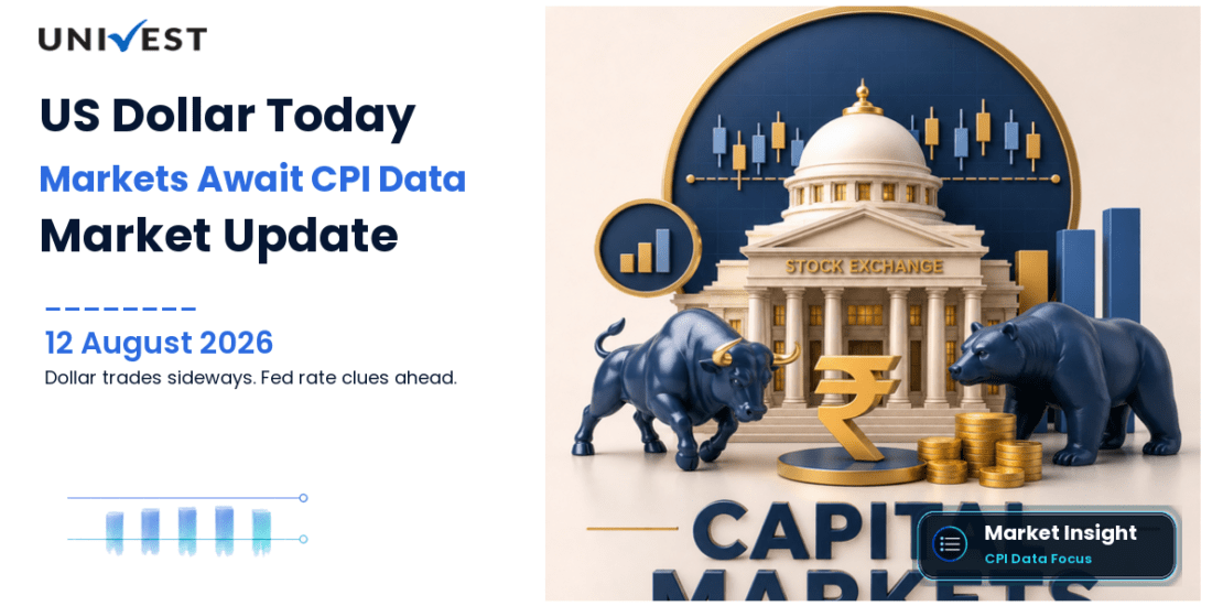 US Dollar Today on 12 August 2026 Trades Sideways as Currency Markets Await US CPI Inflation Data for Federal Reserve Rate Clues