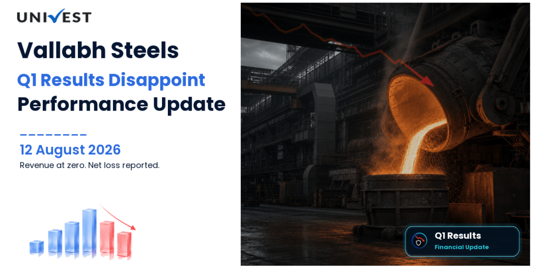 Vallabh Steels Q1 FY27 Results: Revenue Rs 0.00 Cr, Net Loss Rs 0.26 Cr and Key Highlights