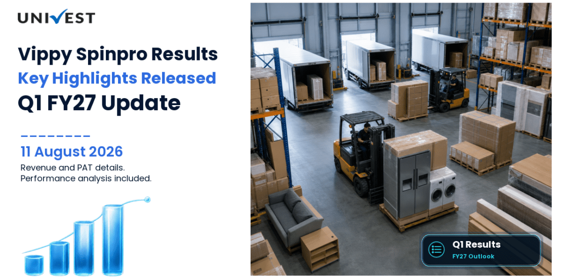 Vippy Spinpro Q1 FY27 Results: Revenue Rs 110 Cr, PAT Rs 5 Cr and Key Highlights