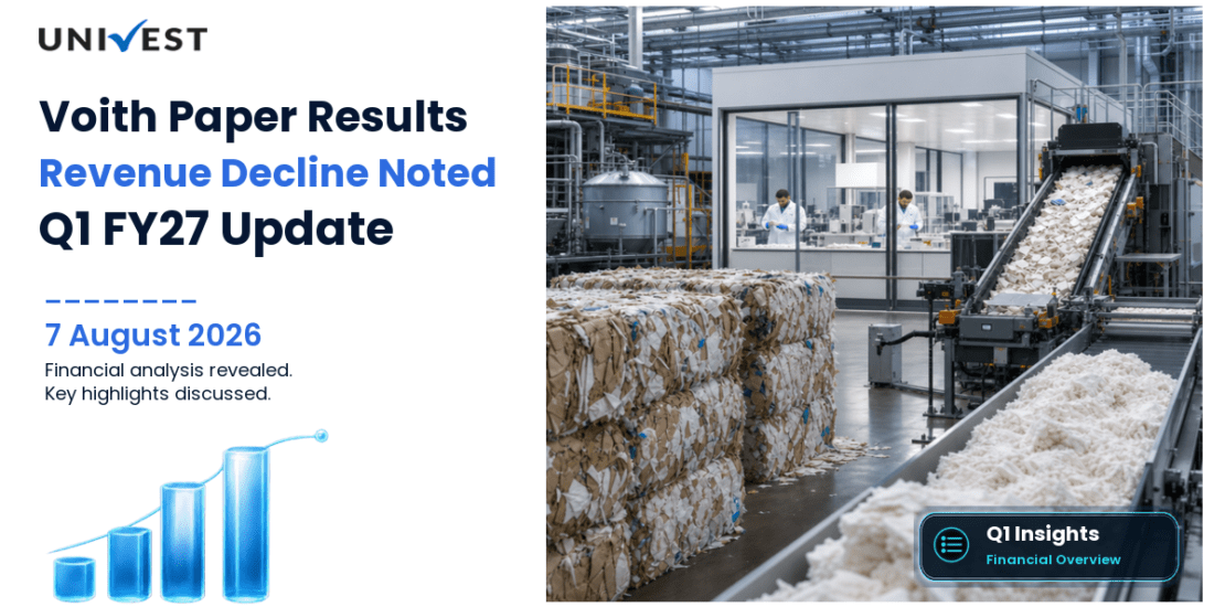 Voith Paper Q1 FY27 Results: Revenue Rs 52 Cr, PAT Rs 12 Cr and Key Highlights