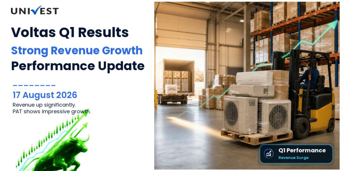 Voltas Q1 FY27 Results: Revenue Rs 4674 Cr, PAT Rs 250 Cr