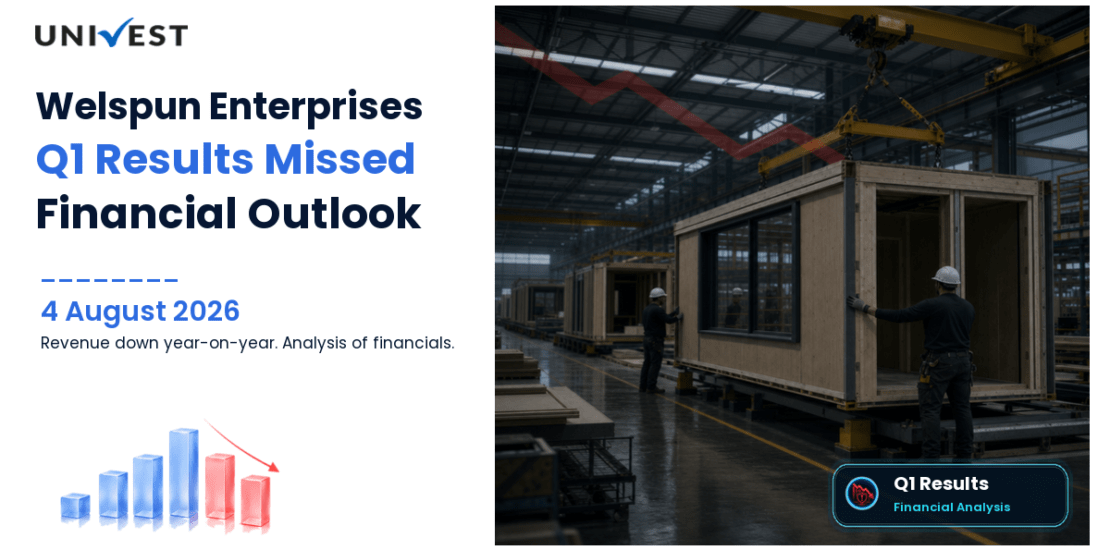 Welspun Enterprises Q1 Results FY27: PAT at Rs 56 Cr for June 2026 Quarter