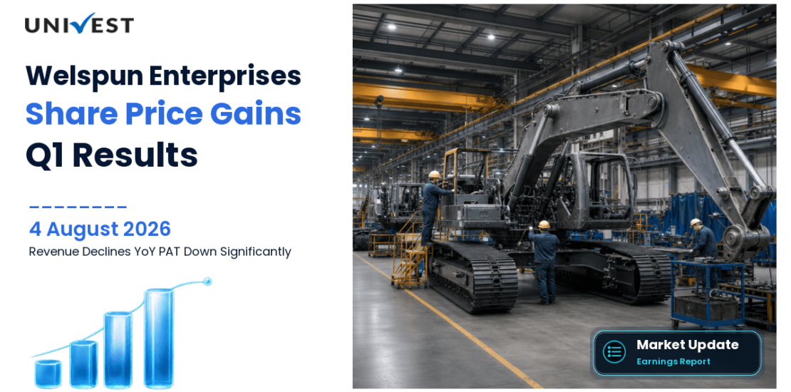 Welspun Enterprises Share Price Gains 0.02% After Q1 FY27 Results on 4 August 2026