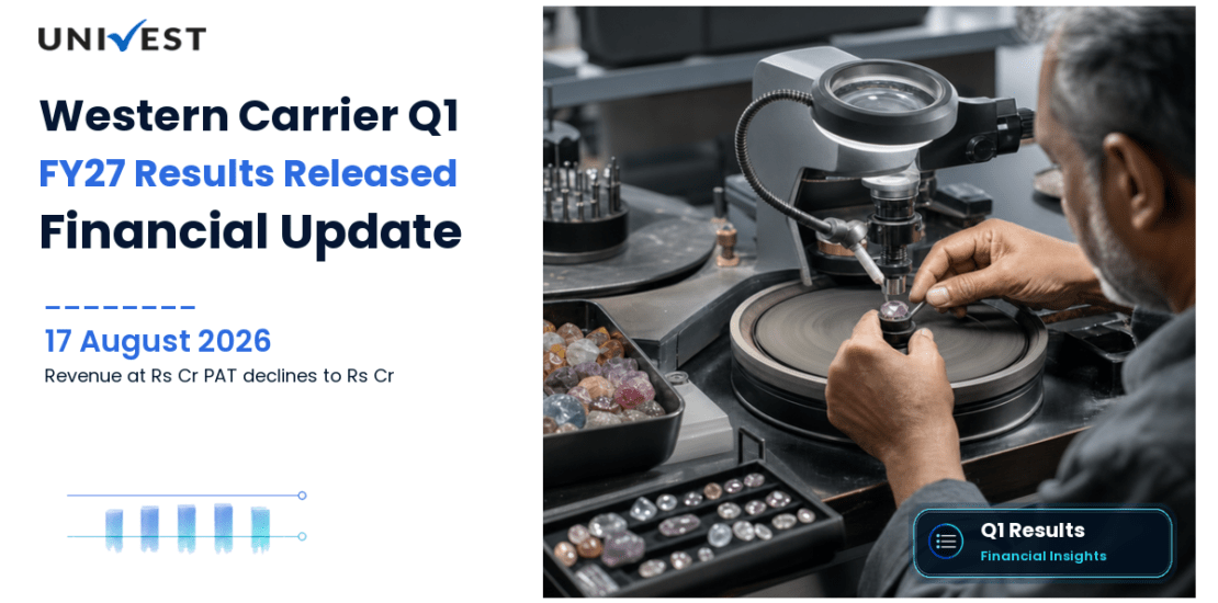 Western Carrier Q1 FY27 Results: Revenue Rs 465 Cr, PAT Rs 9 Cr