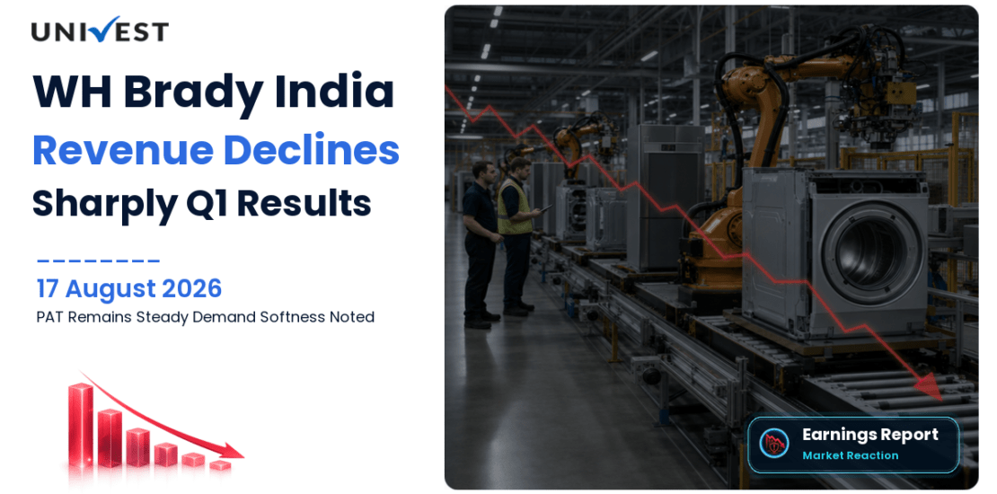 WH Brady India Q1 FY27 Results: Revenue Falls 18% to Rs 19 Crore, PAT Holds at Rs 2 Crore