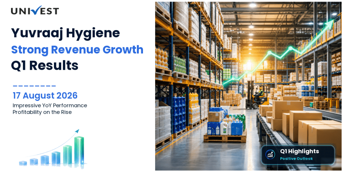 Yuvraaj Hygiene Q1 FY27 Results: Revenue Grows to Rs 16 Crore, PAT Pat 1 Crore