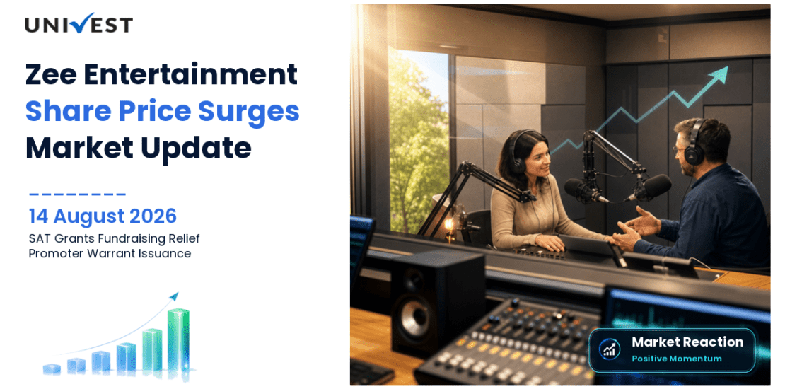 Zee Entertainment Share Price Rises 7 Percent After SAT Allows Promoter Fund Raising and Grants One Week to Complete Fully Convertible Warrant Issuance on 14 August 2026