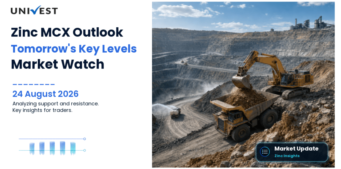Zinc Prediction for Tomorrow: MCX Outlook 25 Aug 2026
