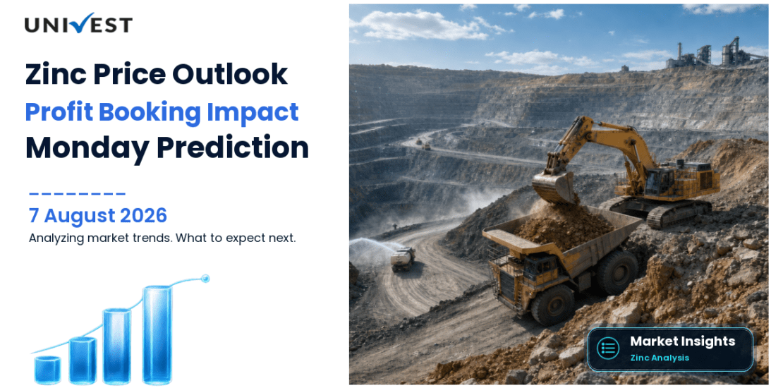 Zinc Price Prediction for Monday, 10 August 2026: MCX Zinc at Rs 391.20 After Profit Booking From COMEX 4-Year Highs While Hindustan Zinc Equity Surges 2.20 Percent